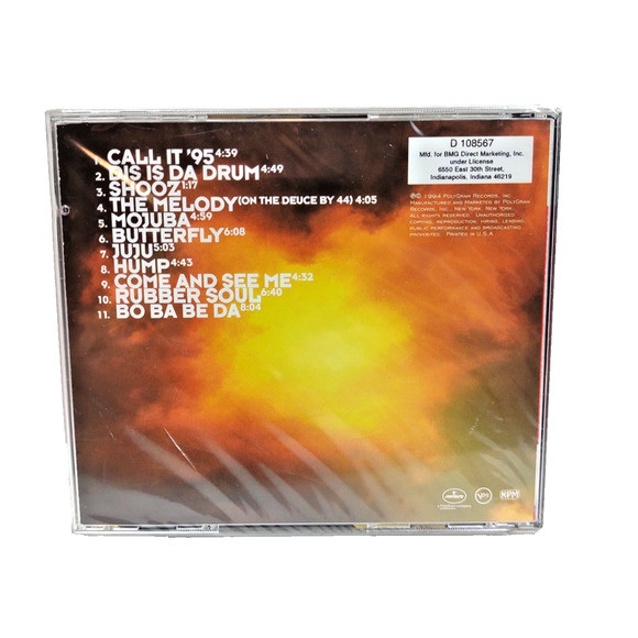 Dis Is Da Drum by Herbie Hancock (CD, 1995) New Sealed Grammy Winner Shrinkwrap - Picture 2 of 3